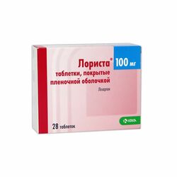 Лориста б/шахм 100мг N28