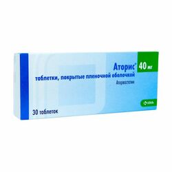 Аторис б/шахм 40мг N30