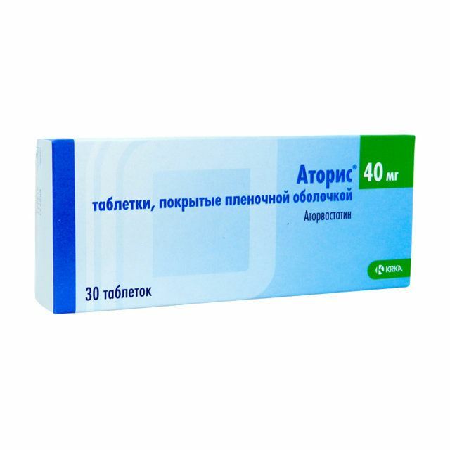 Аторис б/шахм 40мг N30
