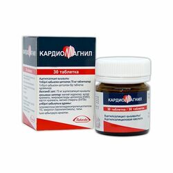 Кардиомагнил шахм 75мг N30