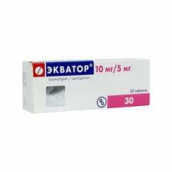 Экватор шахм 5мг+10мг N30
