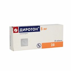 Диротон шахм 5мг N28