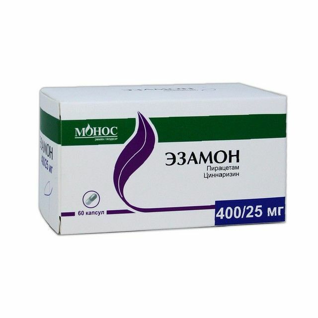 Эзамон капс 400мг+25мг N60