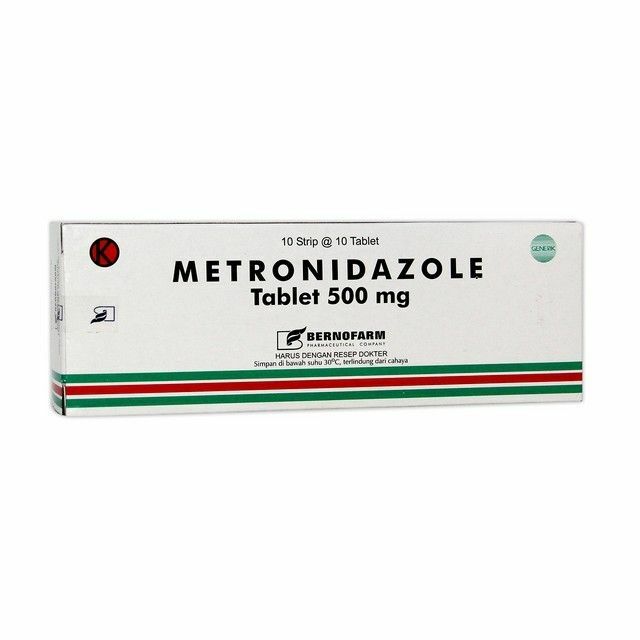 Метронидазол /берно/ шахм 500мг N100