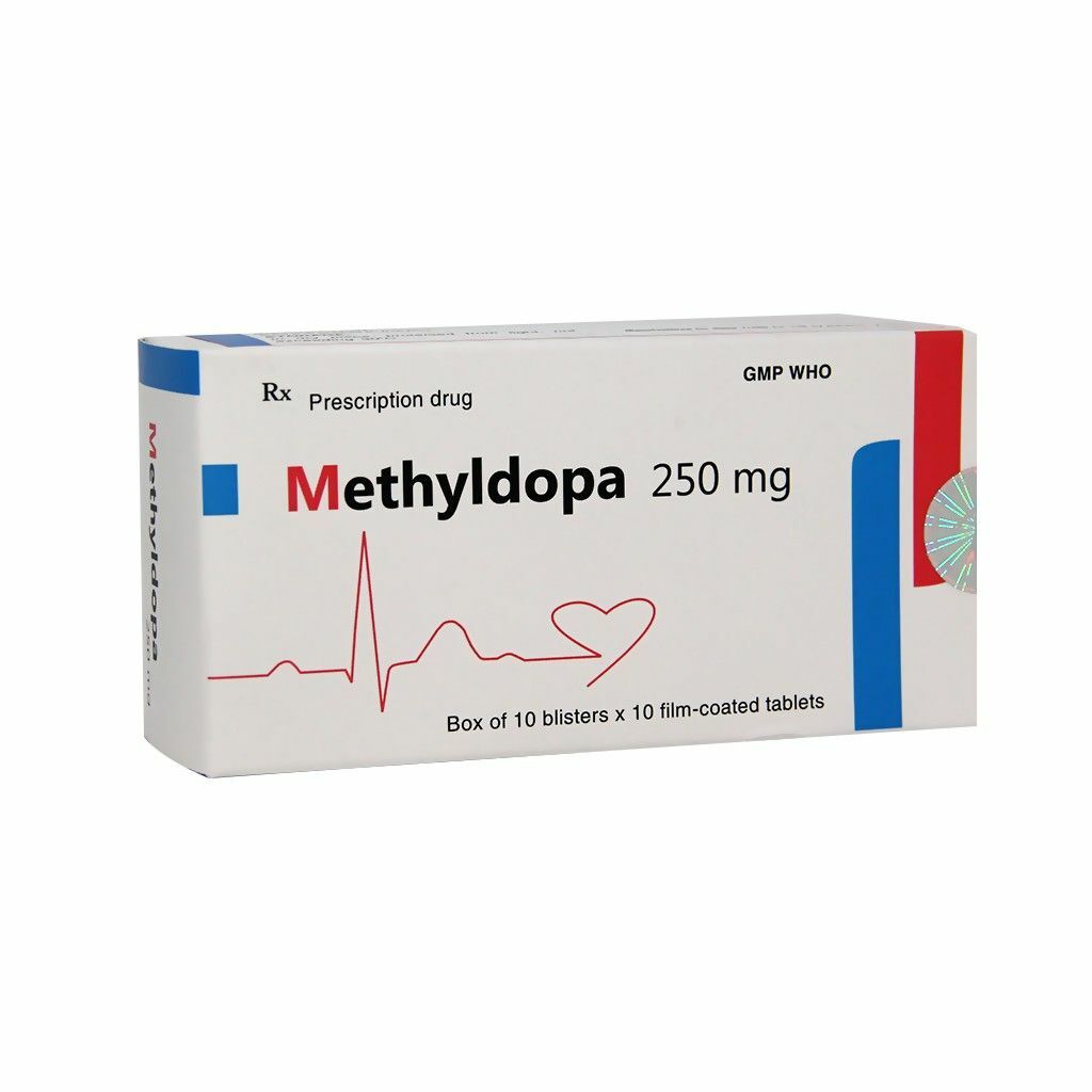 Метилдопа б/шахм 250мг N100