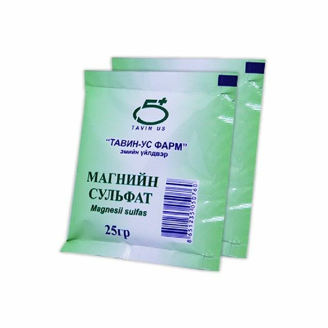 Магнийн сульфат /50ус/ нунт 25гр N1