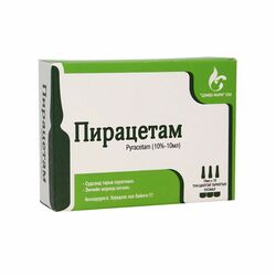 Пирацетам /цомбо/ т/уусм 10% 10мл N10