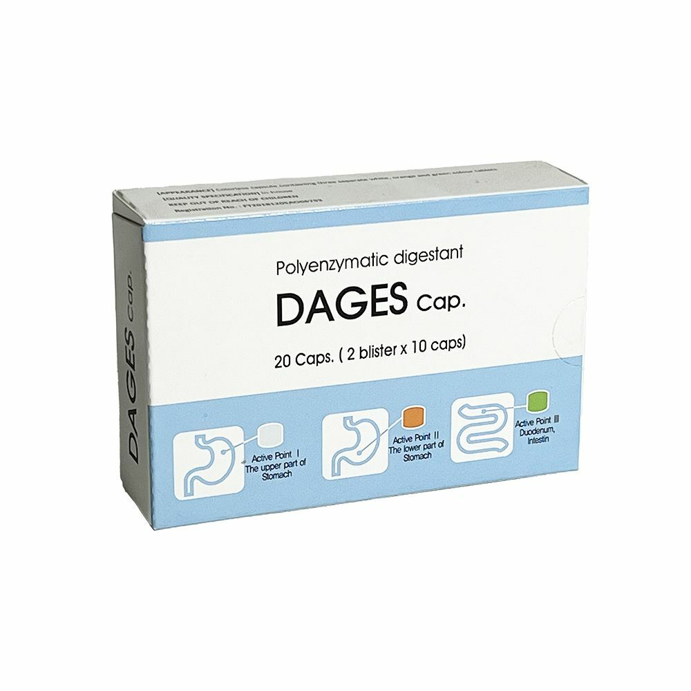 Дажес капс капс 25мг+50мг+15мг+25мг+15мг+50мг+13мгмг N20