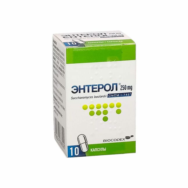 Энтерол капс 250мг N10