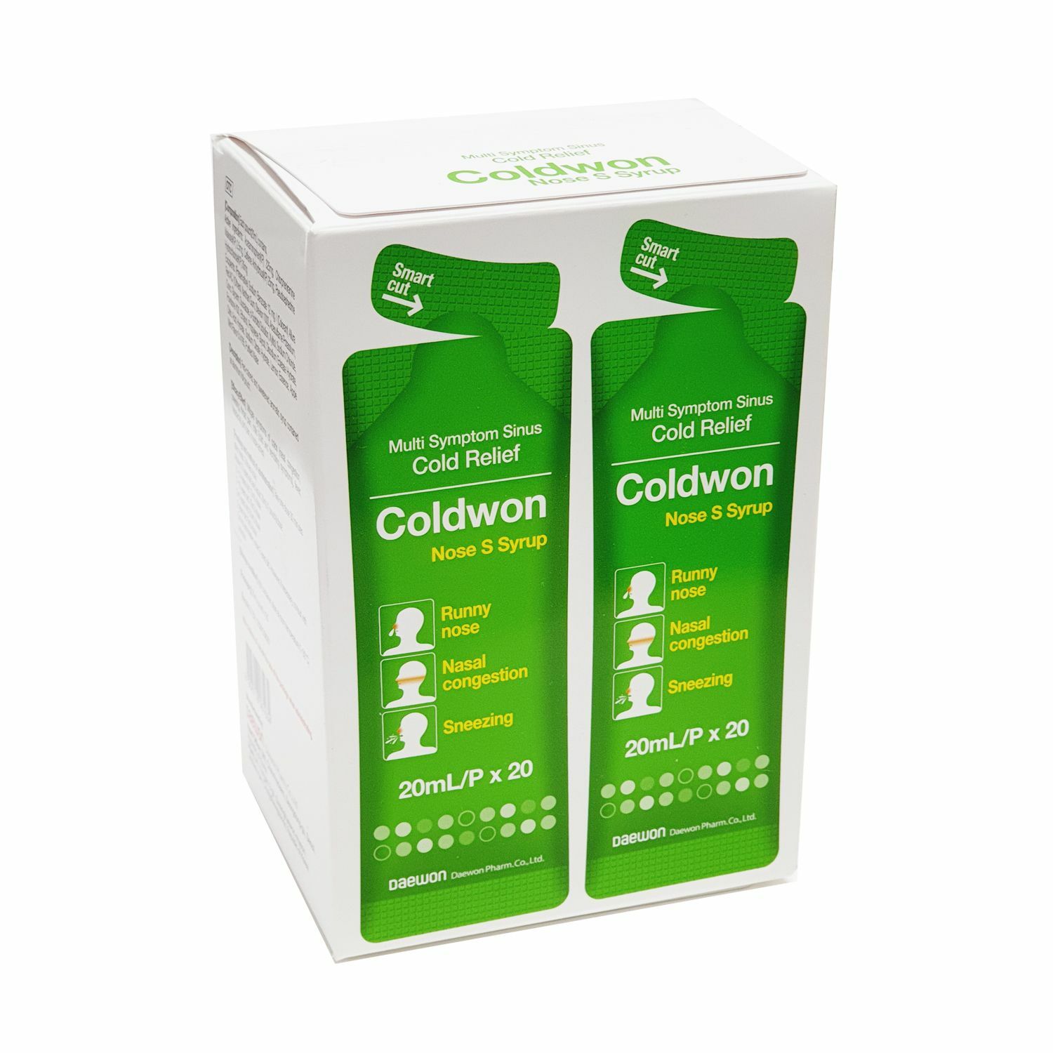 Колдвон нөүз с сироп 325мг+2.5мг+25мг+30мг N20