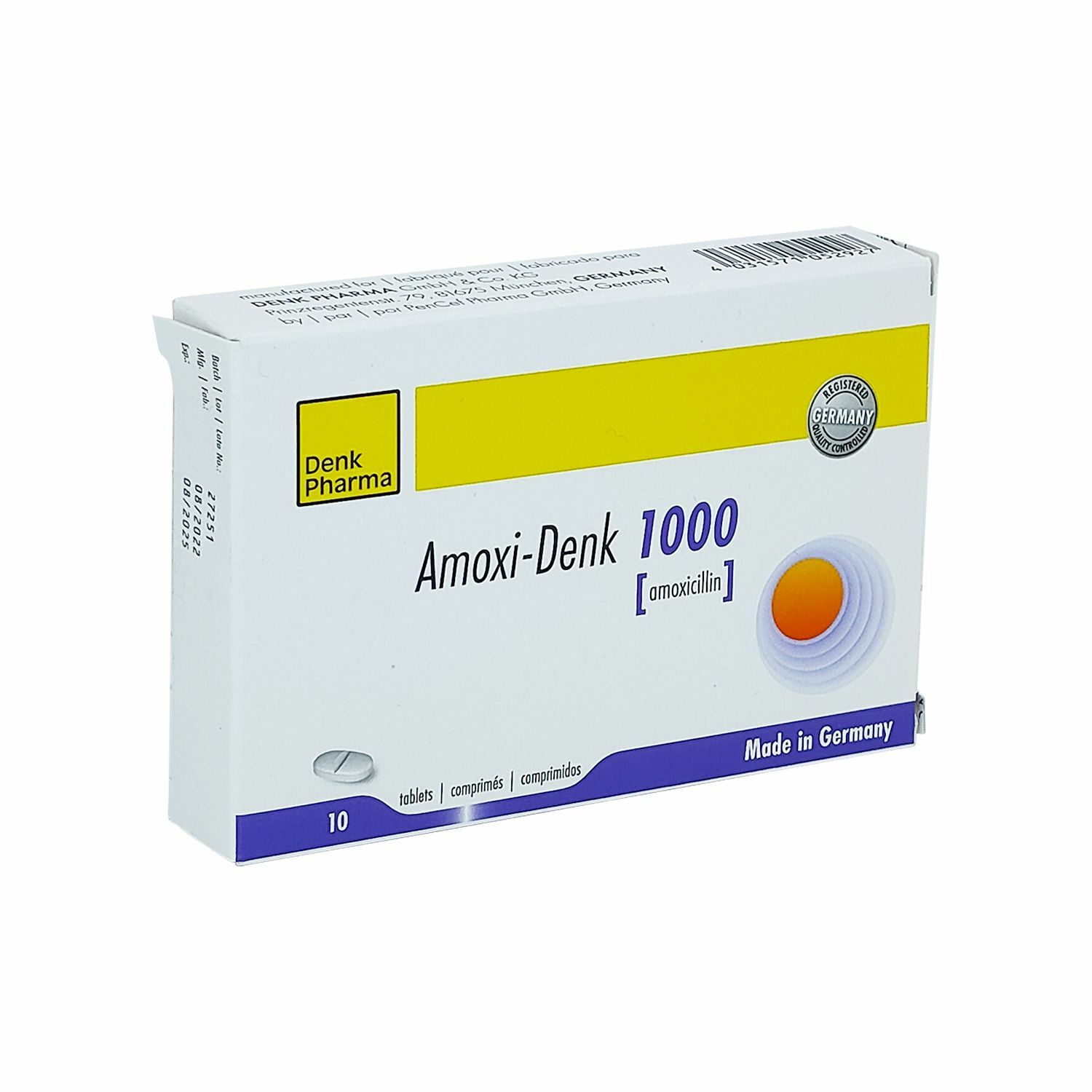 Амокси-Денк 1000 шахм 1000мг N10