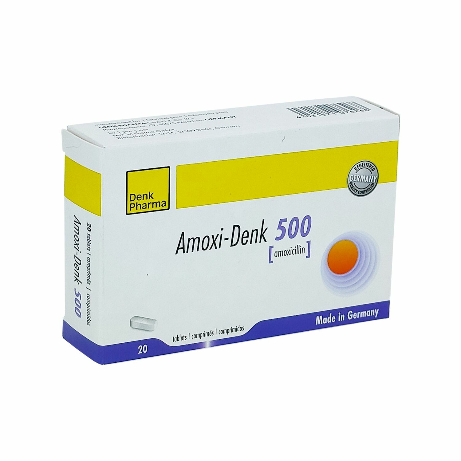 Амокси-Денк 500 шахм 500мг N20