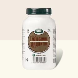 НБЛ Глюкозамин 750мг/Хондроитин 600мг шахмал N90 /Nobel/