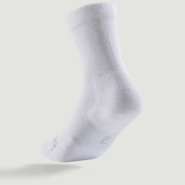 Молодежные спортивные носки с высоким берцем RS160, три пары-темно-синие/белые