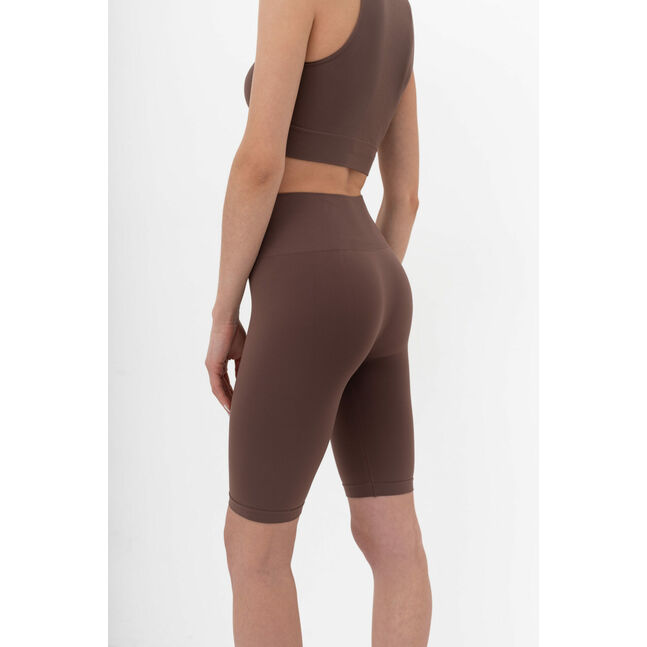 Feel-Free High Rise Bike Shorts brown