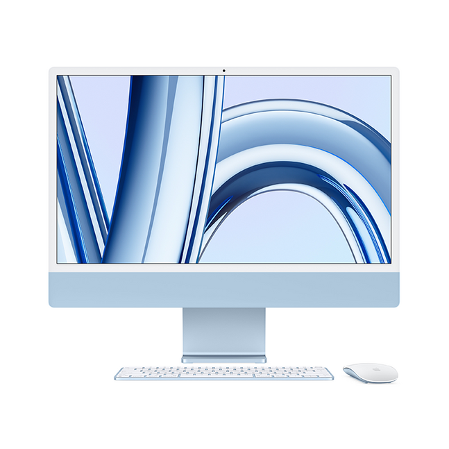 Apple iMac 24-inch - Blue | Apple M4, 8GB, 256GB SSD, Magic K&M