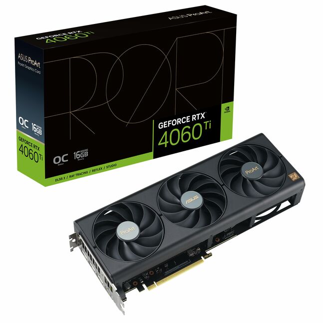 ASUS ProArt GeForce RTX™ 4060 Ti OC edition 16GB GDDR6 bring