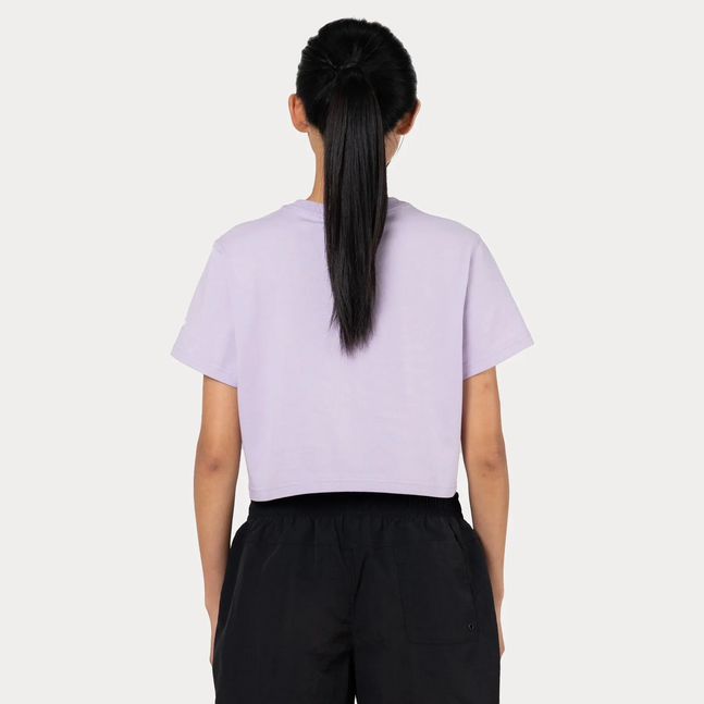 W CROP TEE SAVOR THE MMT NE PEARL LILAC