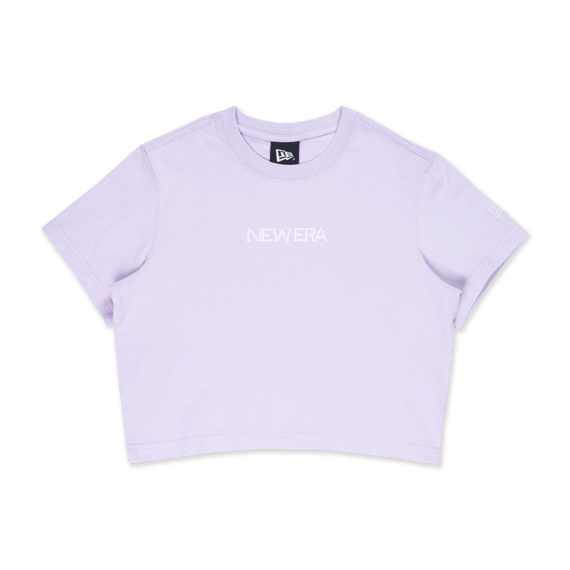 W CROP TEE SAVOR THE MMT NE PEARL LILAC