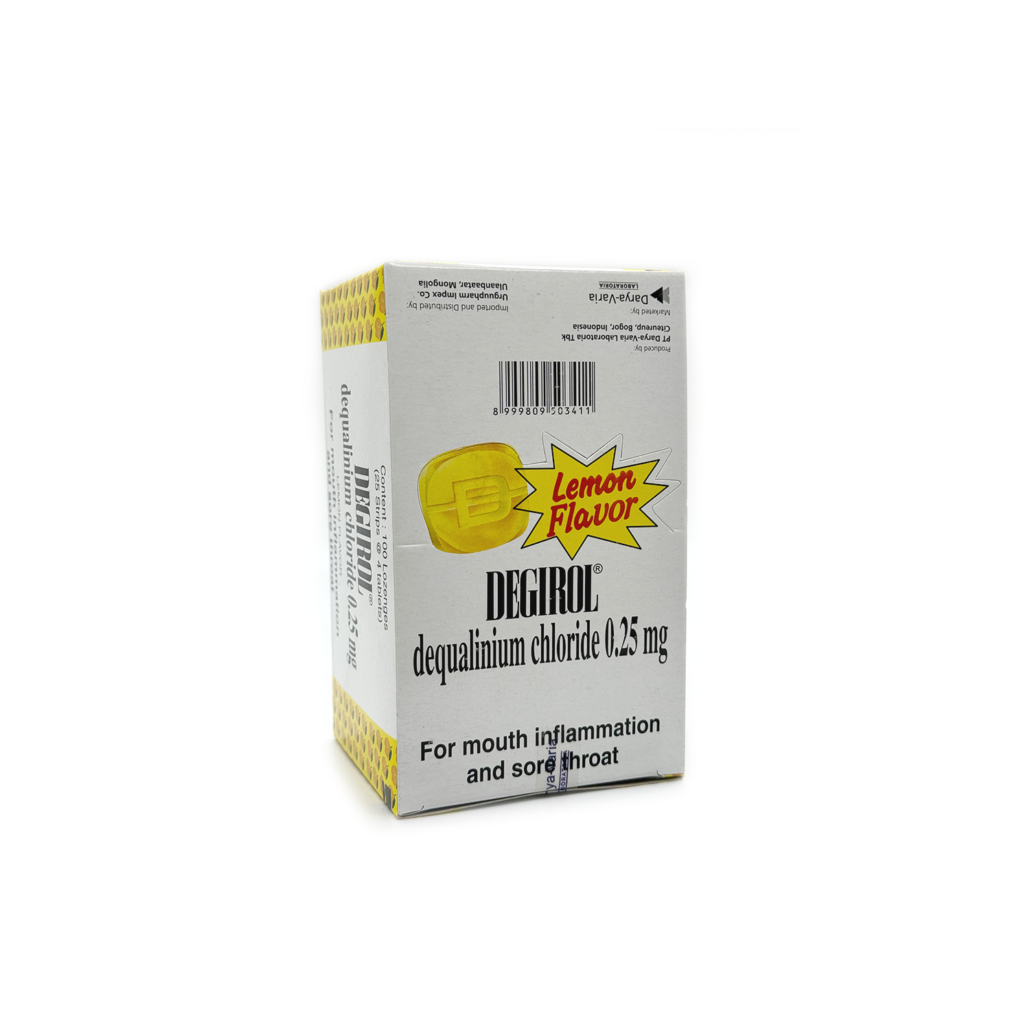 Дегирол 0.25мг хүлхдэг шахмал N100 /Darya/