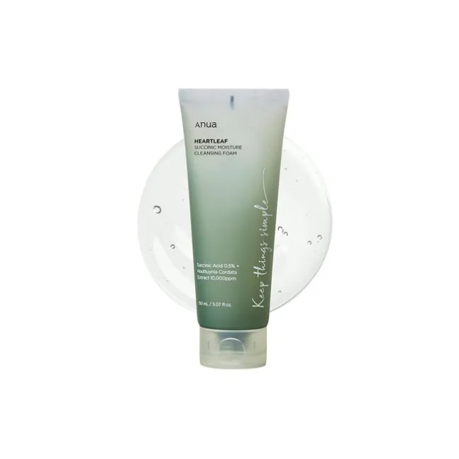 ANUA Heartleaf Succinic Moisture Cleansing Foam