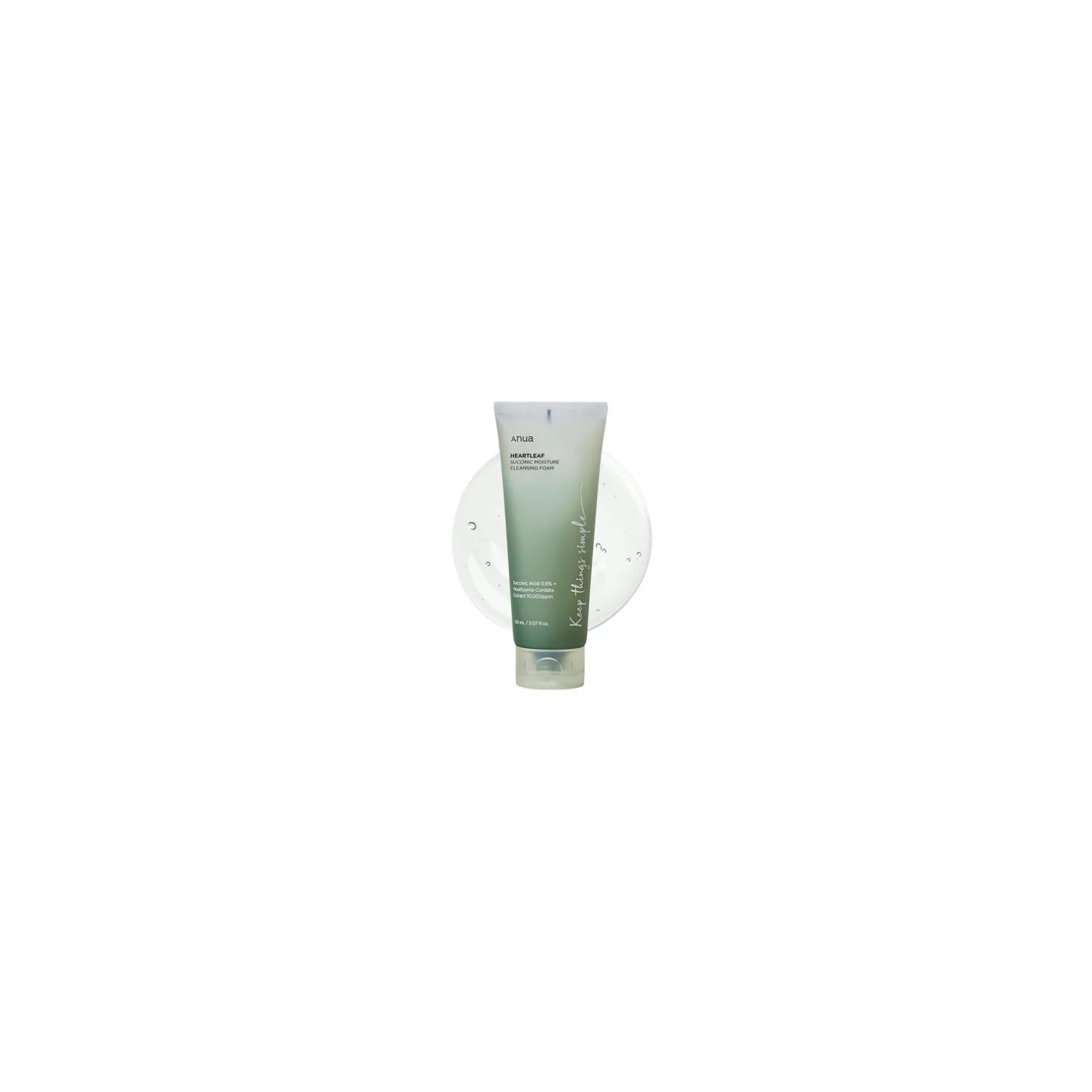 ANUA Heartleaf Succinic Moisture Cleansing Foam