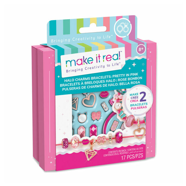 1708 MIR Halo Charms Bracelets   Pretty In Pink