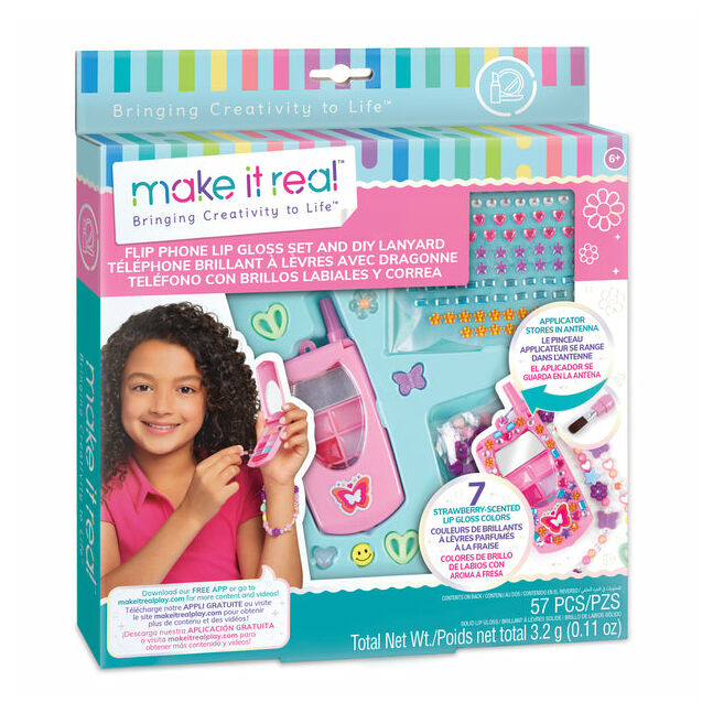 2329 MIR Flip Phone Lip Gloss Set