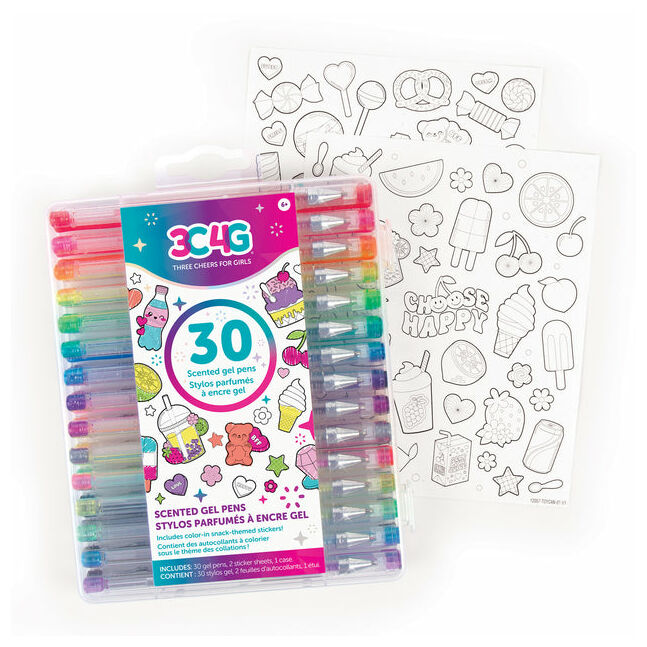 12057 3C4G 30 Scented Gel Pens