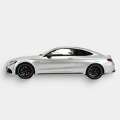 MERCEDES BENZ C63S COUPE 1:18 (Silver)