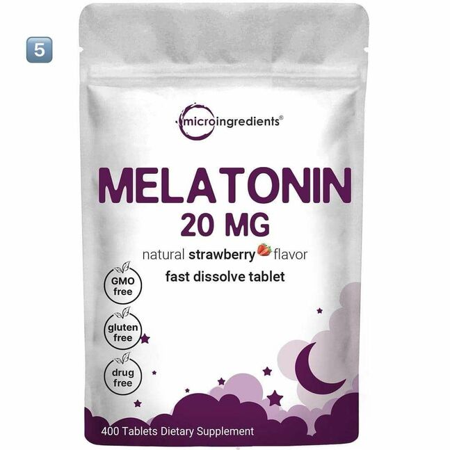 Microingredients Melatonin 20mg 400ш