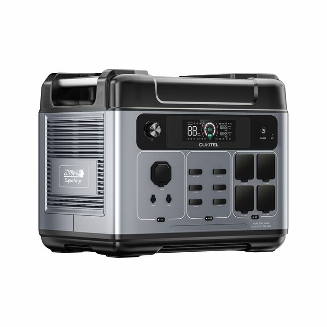 OUKITEL P2001 Plus Portable Power Station 2400W/2048Wh