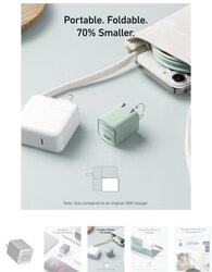 Anker /30W Nano3 GaN adapter 