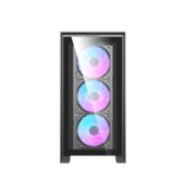Darkflash DRX90 Glass ATX PC Case, Black - Компьютерын кейс