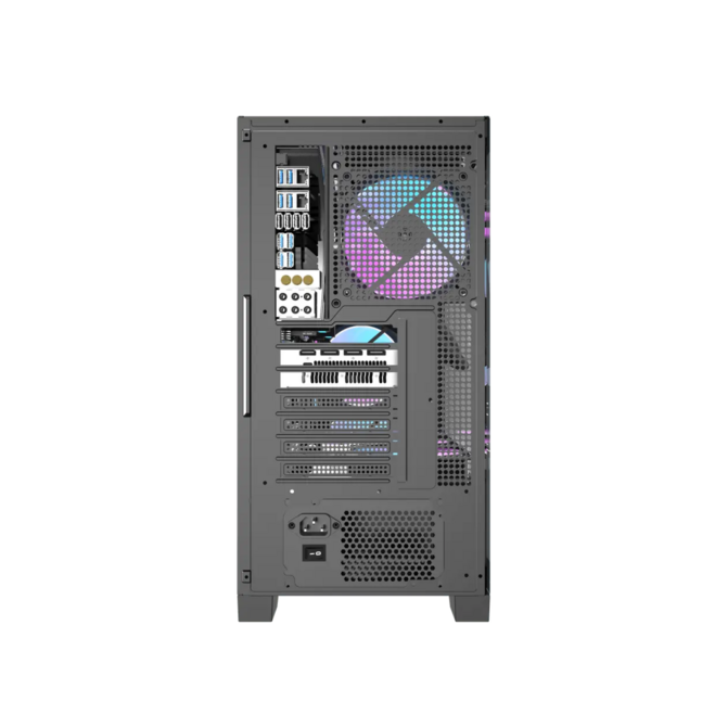 Darkflash DRX90 Glass ATX PC Case, Black - Компьютерын кейс