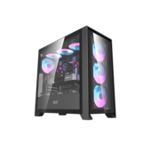 Darkflash DRX90 Glass ATX PC Case, Black - Компьютерын кейс