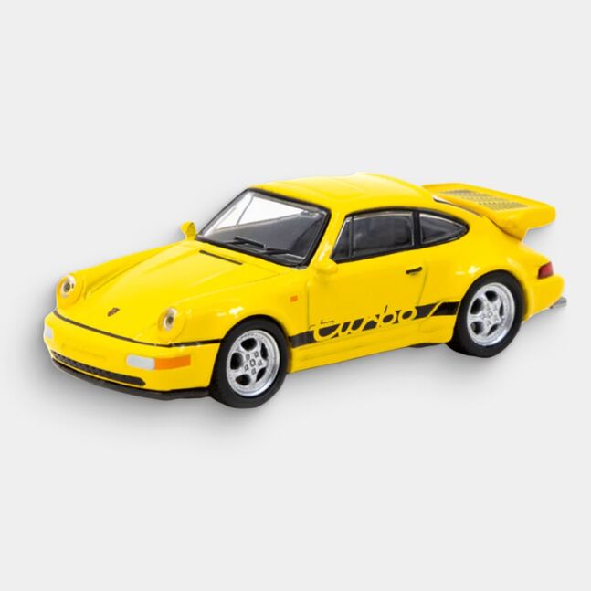 Porsche 911 Turbo 1:64 ( Yellow)
