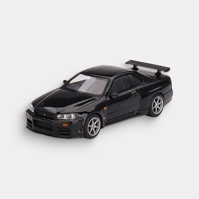 Nissan Skyline GT-R " R34 " 1:64  ( Black Pearl )