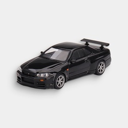 Nissan Skyline GT-R " R34 " 1:64  ( Black Pearl )