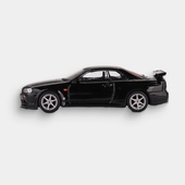Nissan Skyline GT-R " R34 " 1:64  ( Black Pearl )