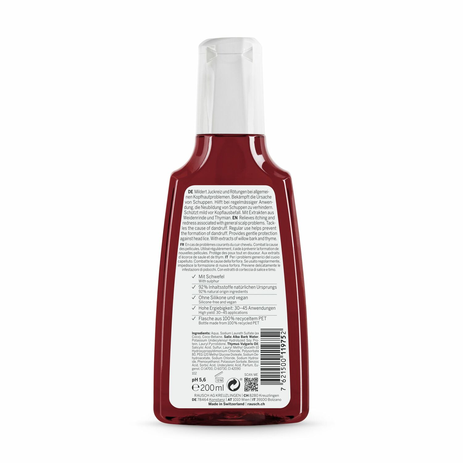 RAUSCH ТОСЛОГ ХУЙХАНД ЗОРИУЛСАН ШАМПУНЬ