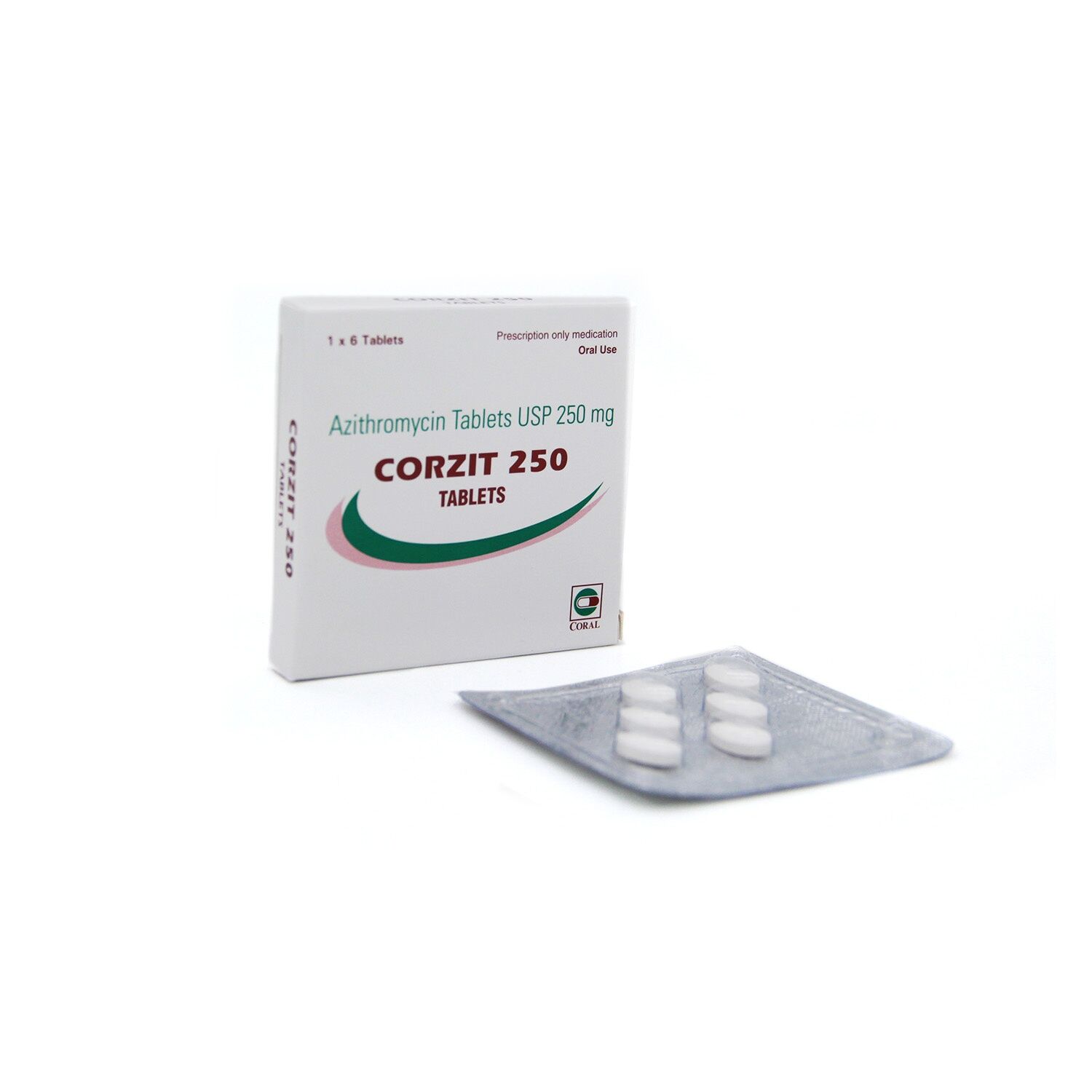 Корзит /азитромицин / шахм 500мг N3
