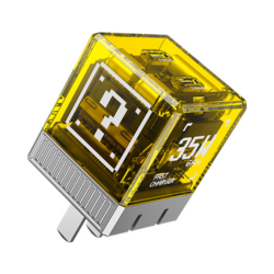 WEKOME Energy Cube 35w GaN Charger-Medium WU-01(Honey Yellow)