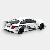 Mercedes-Benz C63 AMG Coupe Black Series 1:64  ( White )