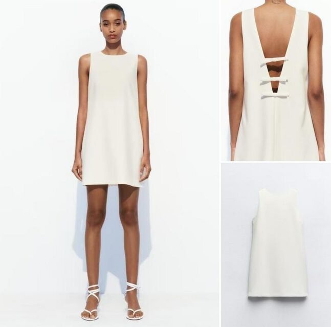 Zara bow dress