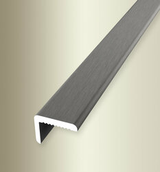 279 U SBS Winkelprofil 3,05 m SBS Alu eloxiert edelstahloptik