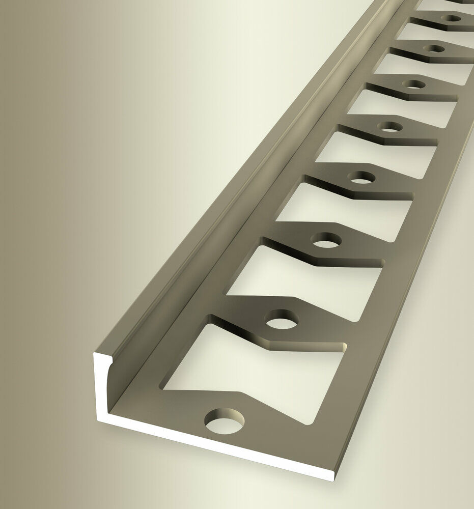 338 G SBS Doppel-K-Profil 2,50 m SBS Alu eloxiert Edelstahl