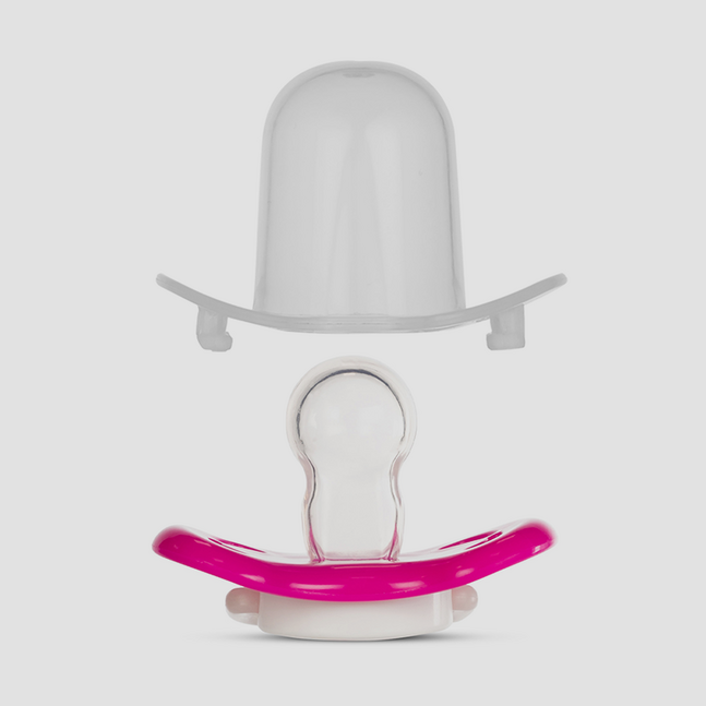 Baboo хавтгай силикон соска харанхуйд гэрэлтдэг ягаан 6+сар