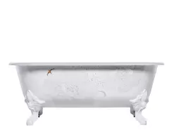 CLEO EMPRESS BOUQUET CAST IRON BATH