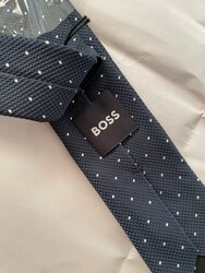 #boss SILK-JACQUARD TIE WITH DOT MOTIF зангиа бэлэн